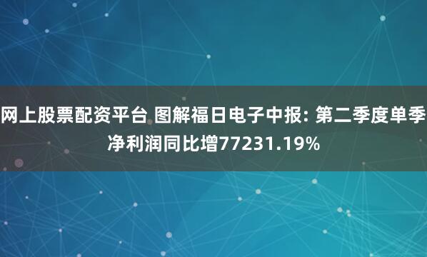 网上股票配资平台 图解福日电子中报: 第二季度单季净利润同比增77231.19%