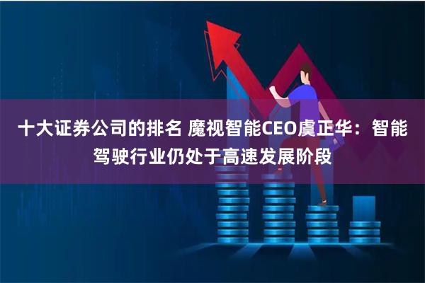 十大证券公司的排名 魔视智能CEO虞正华:智能驾驶行业仍处于高速发展阶段